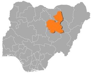 Map of Nigeria, spotlight Bauchi State