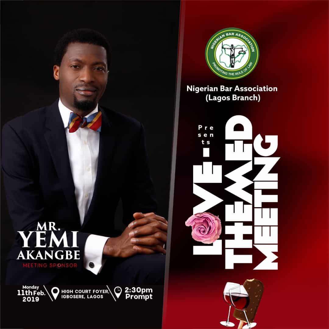 Get ready! NBA Lagos Branch Love-themed Meeting courtesy Yemi Akangbe