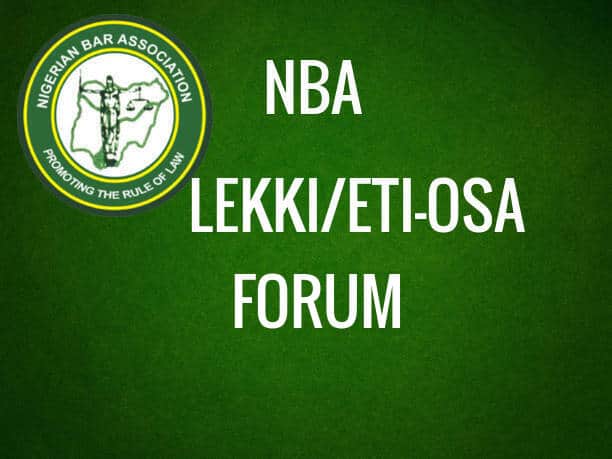JUST IN NBA Lekki Forum Transforms into NBA Lekki/Eti-Osa Forum, to Hold Save Eti-Osa Ibeju-Lekki Town Hall Meeting, Mass Protest October 26