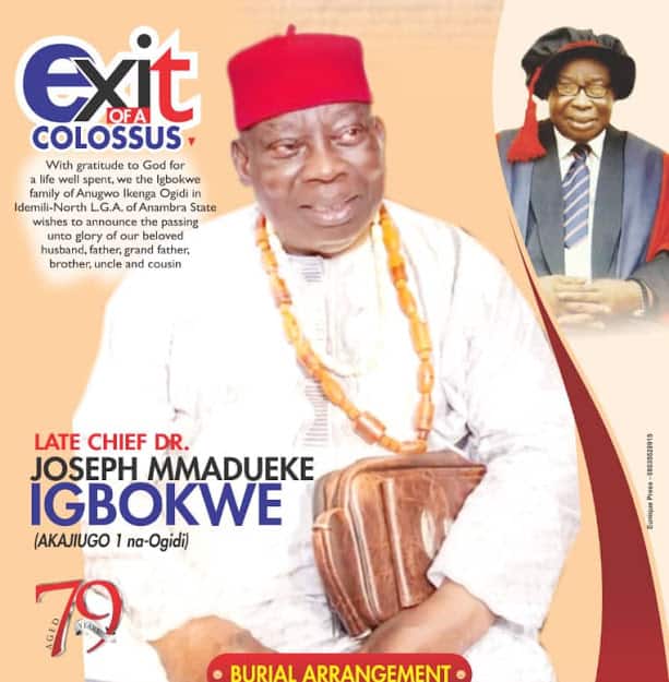 NBA Benin Branch Condoles with G.C. Igbokwe SAN over the Demise, Interment of His Beloved Brother