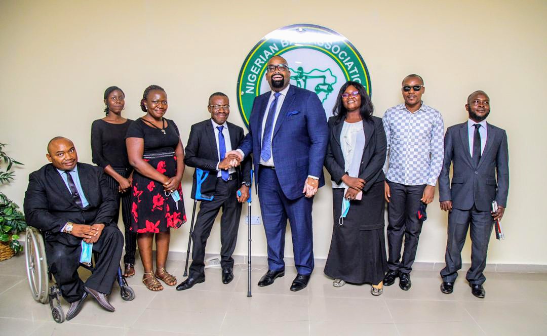 NBA President Olumide Akpata Restates Strong Commitment to Lawyers with Disabilities