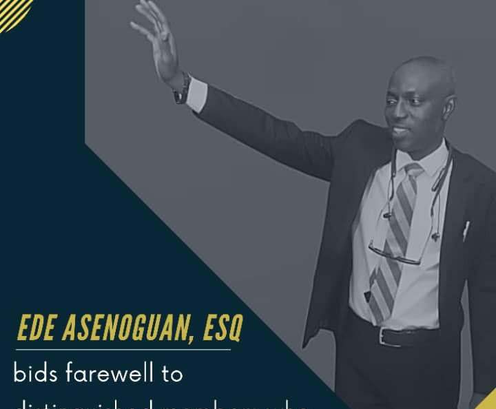 Ede Asenoguan, Esq. Wishes Egbe Amofin O'odua Meeting Attendees Journey Mercies to Their Destinations