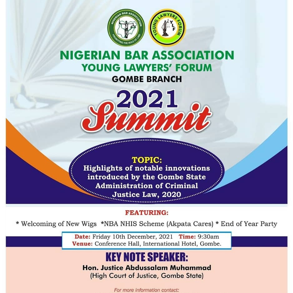 NBA-YLF Gombe Branch Holds 2021 Summit
