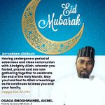 Eid-el-Fitri Message by Ogaga Emoghwanre Esq. to Muslim Lawyers all over the World on the Successful Completion of Ramadan