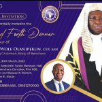 Body of Benchers to Hold Send Forth Dinner in Honour of Its Outgoing Chairman, Chief Wole Olanipekun, OFR, SAN