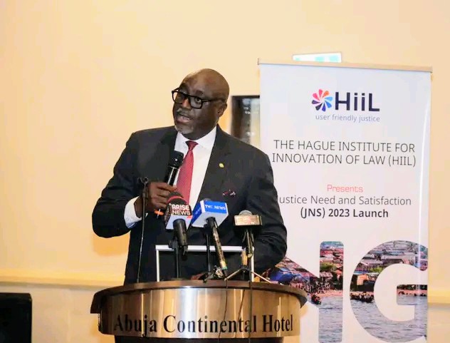 HiiL Launch of Justice Needs and Satisfaction (JNS) Nigeria 2023: NBA President Gives Feedback and Speaks on Justice