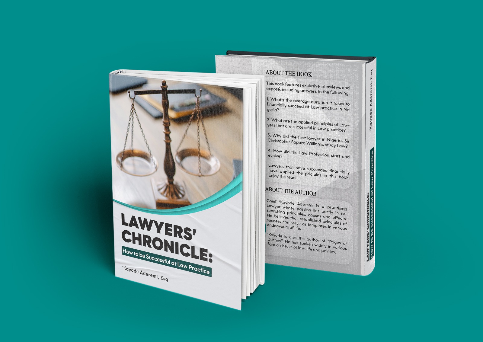 ‘Kayode Aderemi to Launch New Book ‘Lawyers’ Chronicle: How to be Successful at Law Practice’