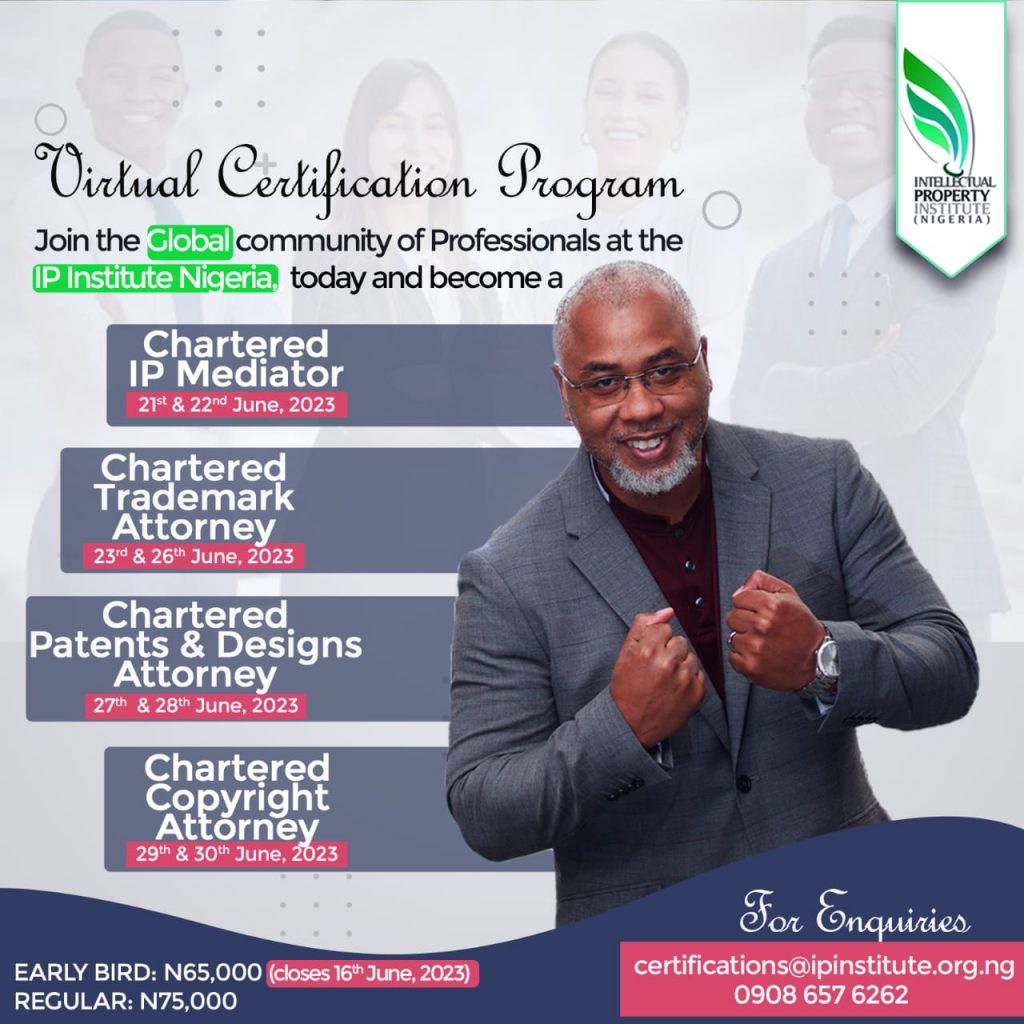 IP Institute Nigeria Virtual Certification Program